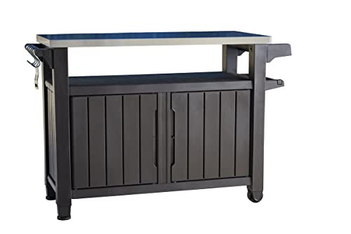 Keter Unity XL Barbecue, Graffite, 123.7x54x90 cm : Amazon.it: Giardino e giardinaggio