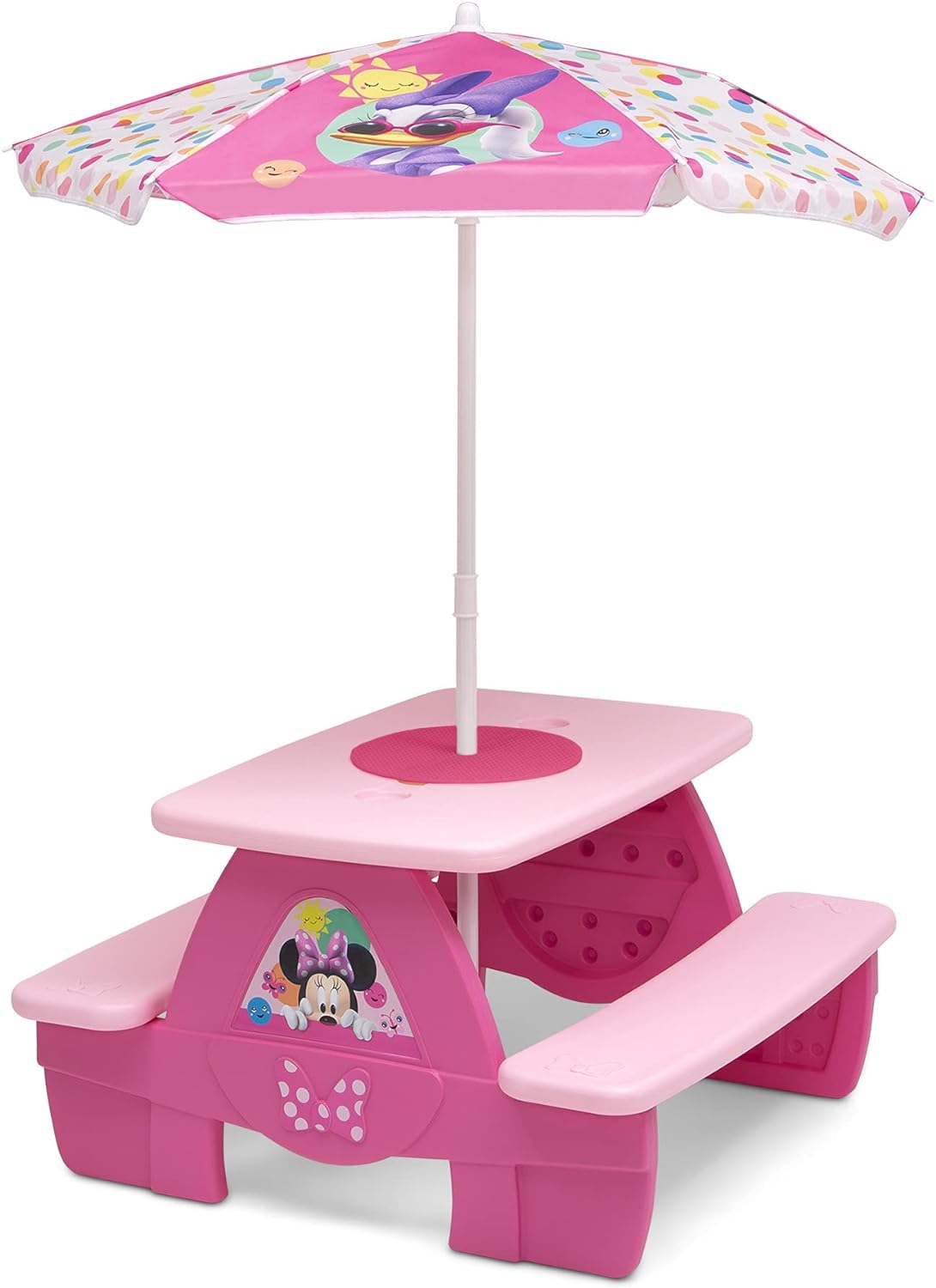 Tavolo da picnic Delta Children Minnie Mouse con 4 posti 2025