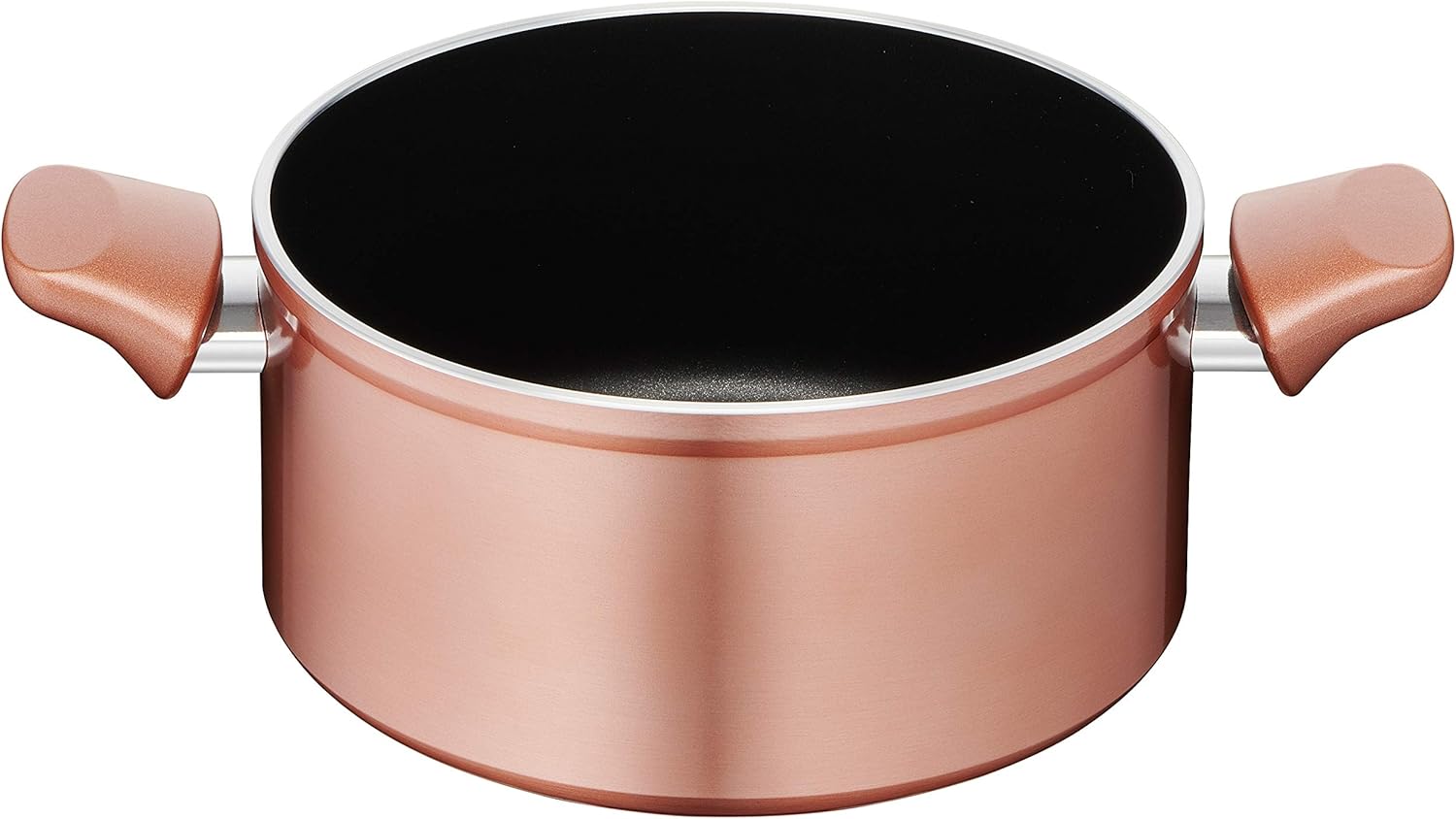 Lagostina Copper Non-Stick Aluminium Wok Ø 28 cm with Copper Effect Exterior, Gas Pot and Oven, Easy Titanium Coating, Ergonomic Bakelite Handle