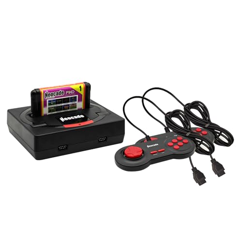 NEOCADE Console di gioco per Mega Drive, MD Retro Game Console, con 12 cartucce Mega Drive e controller, 20 giochi NES preinstallati : Giochi e giocattoli