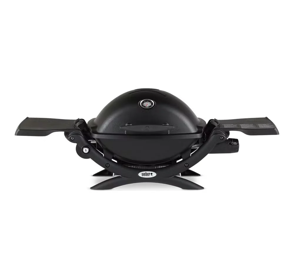 Weber Serie Q 1200 Barbecue a Gas Portatile 1200 W Nero – Griglia Compatta e Facile da Trasportare
