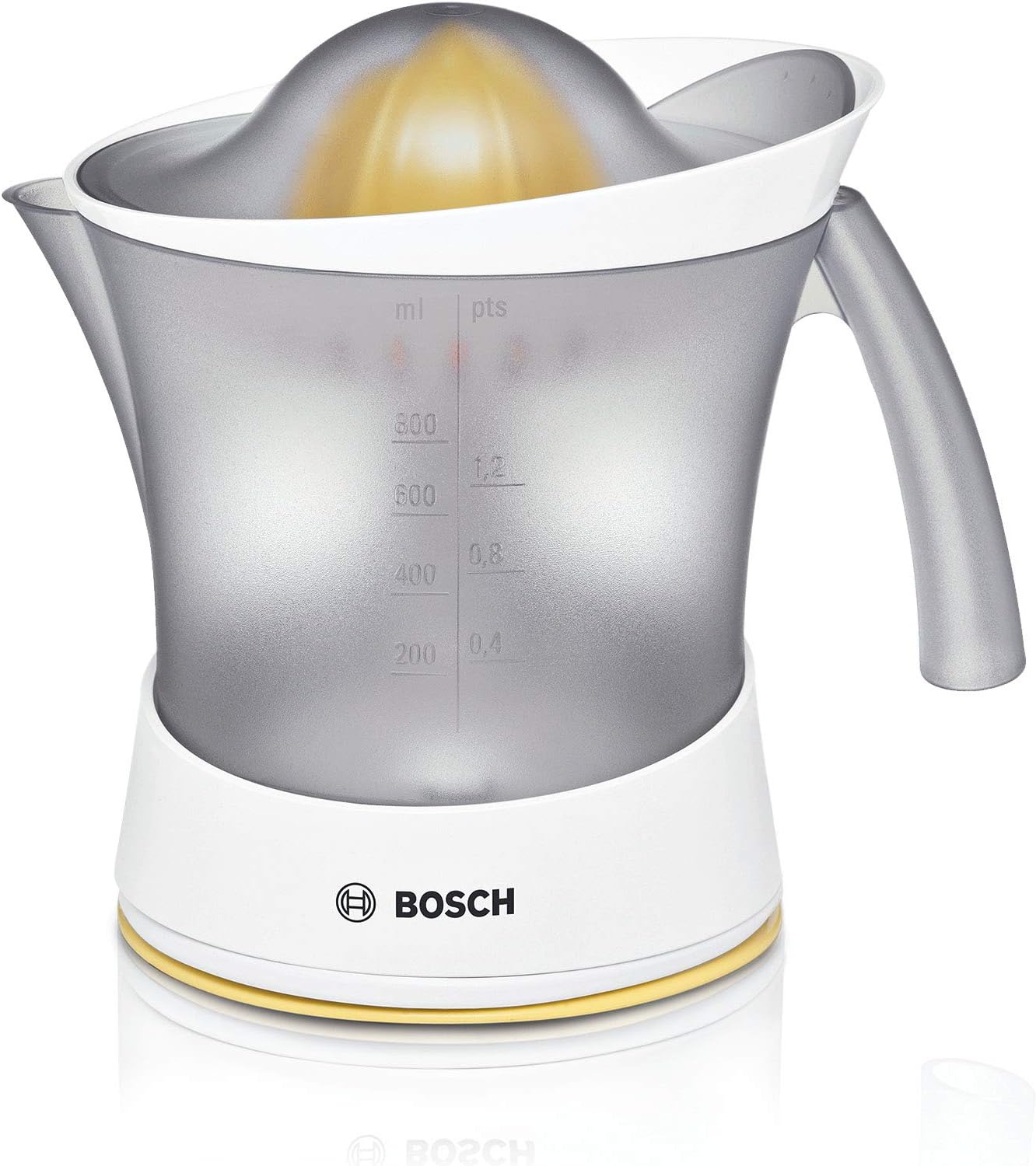 Bosch Elettrodomestici MCP3000N Spremiagrumi, 25 W, 0.8 Litri, plastica, Bianco