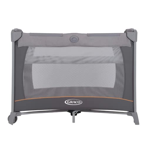 Graco Contour   Lettino da viaggio con culla leggera, pieghevole e compatta, adatta dalla nascita fino a circa 3 anni, Pebble Fashion : Fai da te