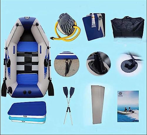 ELzEy Barca da Pesca Ispessita Kayak Gonfiabile Barca da Deriva Doppio Gommone Gonfiabile Sport Acquatici : Amazon.it: Sport e tempo libero