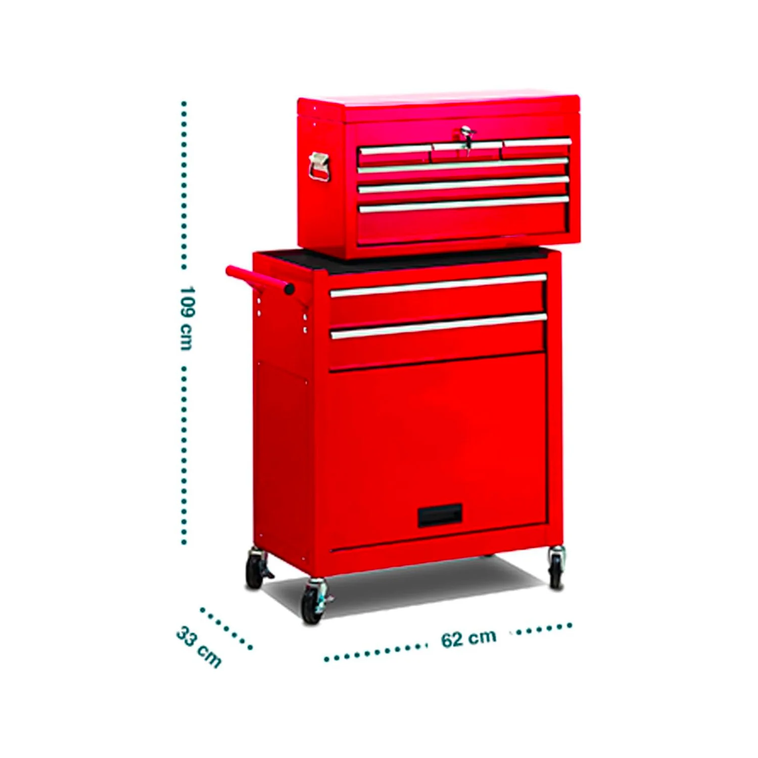 Carrello Portautensili Componbile 9 Scomparti