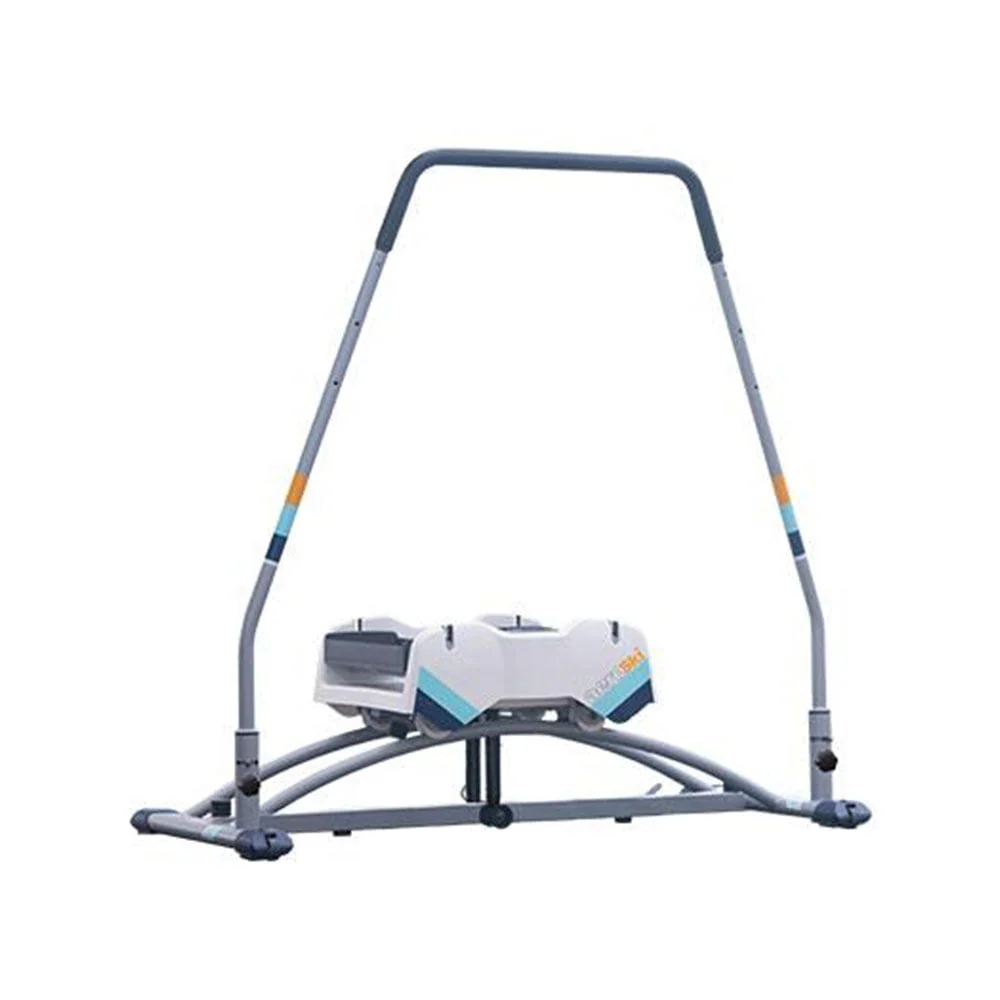 Aeroski 2.0 Macchina per l'allenamento fitness sugli sci con resistenza a molla Recoil, grigio