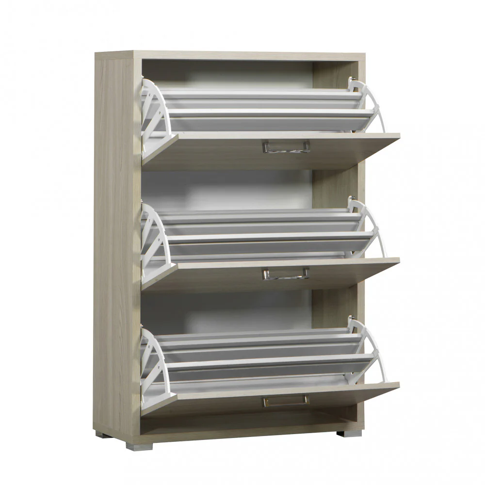 Scarpiera con ante a ribalta, da interno, materiai resistenti e durevoli