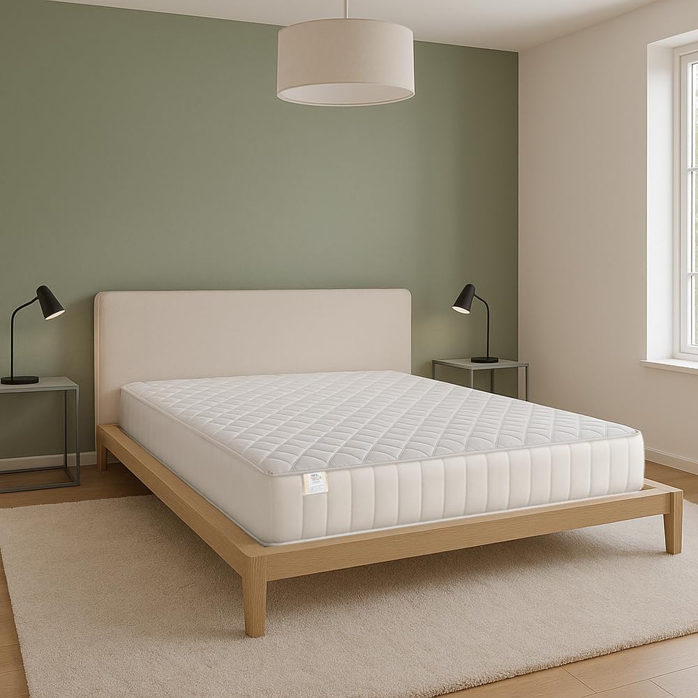 Farmarelax Single Mattress, 80 x 190 cm, Height 19 cm, Waterfoam, Antibacterial, Orthopaedic, Non-deformable, Hypoallergenic and Breathable, Made in Italy, Top Soft