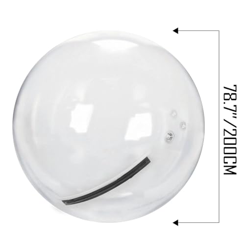 Gueploer Parco divertimenti Aqua Toys Gonfiabile Wasserball, Palla d'Acqua Gigante Colorata per Camminare per Attrezzature per Arti dello Spettacolo,6.5Ft/2M,Red : Amazon.it: Giochi e giocattoli