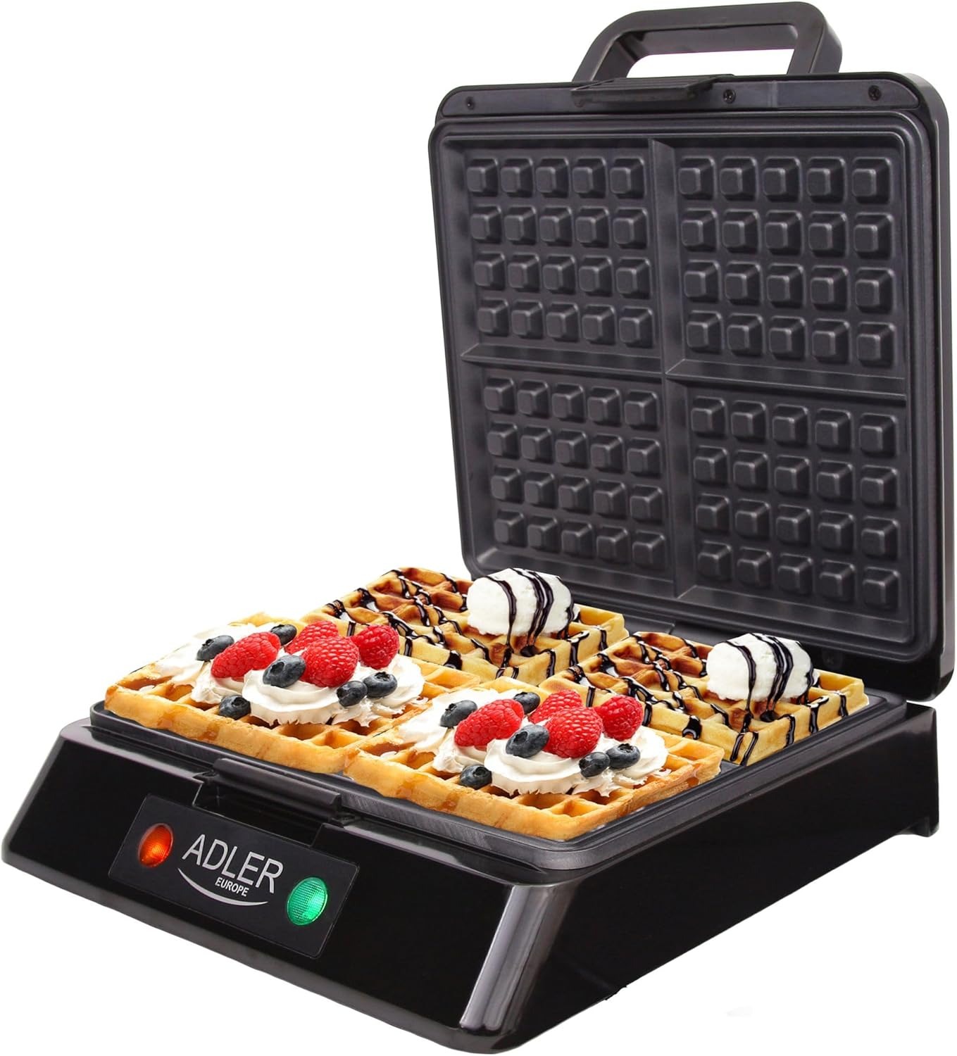 Adler Macchina per Waffle, Multicolore, Taglia Unica