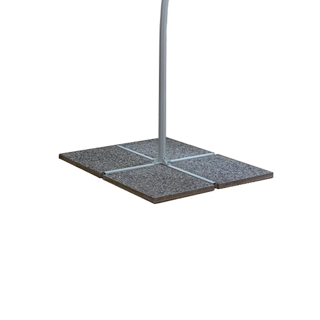 Set 4 marmette per base ombrellone 50x50 cm