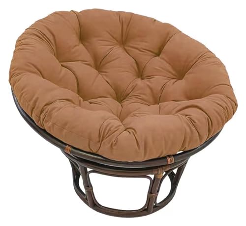 Sedia in Rattan, Sedia Reclinabile Girevole A 360° con Cuscino Morbido, Sedia A Dondolo for Interni Ed Esterni, for Soggiorno, Giardino, Balcone, Patio(Coffee,90x90cm) : Amazon.it: Giardino e giardinaggio