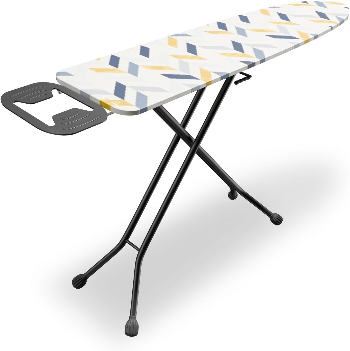 Leonardo Fai Da Te - Ironing Board 33 x 110 cm - Steel Ironing Board with Folding Lever and Iron Rest