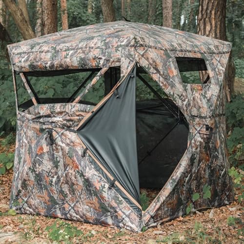 SSLW Tenda da Caccia Trasparente   Tenda da Caccia Pop up Facile con Cerniere Silenziose, Tenda Portatile per Cervo Tacchino Adatta 2 3 Persone, Tenda da Terra per Caccia al Cervo, Tenda da Caccia : Amazon.it: Sport e tempo libero