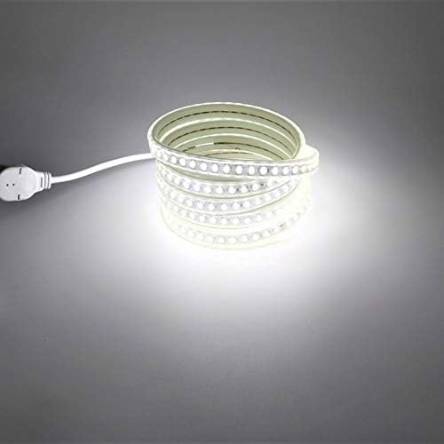 pcning Strisce LED 220 V 3 Metri IP67 Striscia impermeabile 5730 120 led/m Bianco Caldo 3000K Strip LED (bianco caldo, 3)