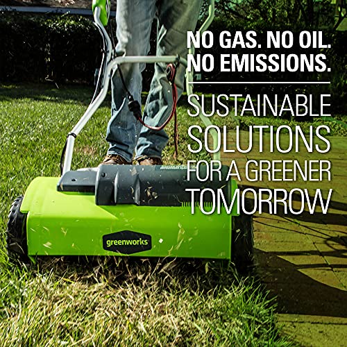 Greenworks Scarificatore elettrico con cavo da 10 Amp e 14