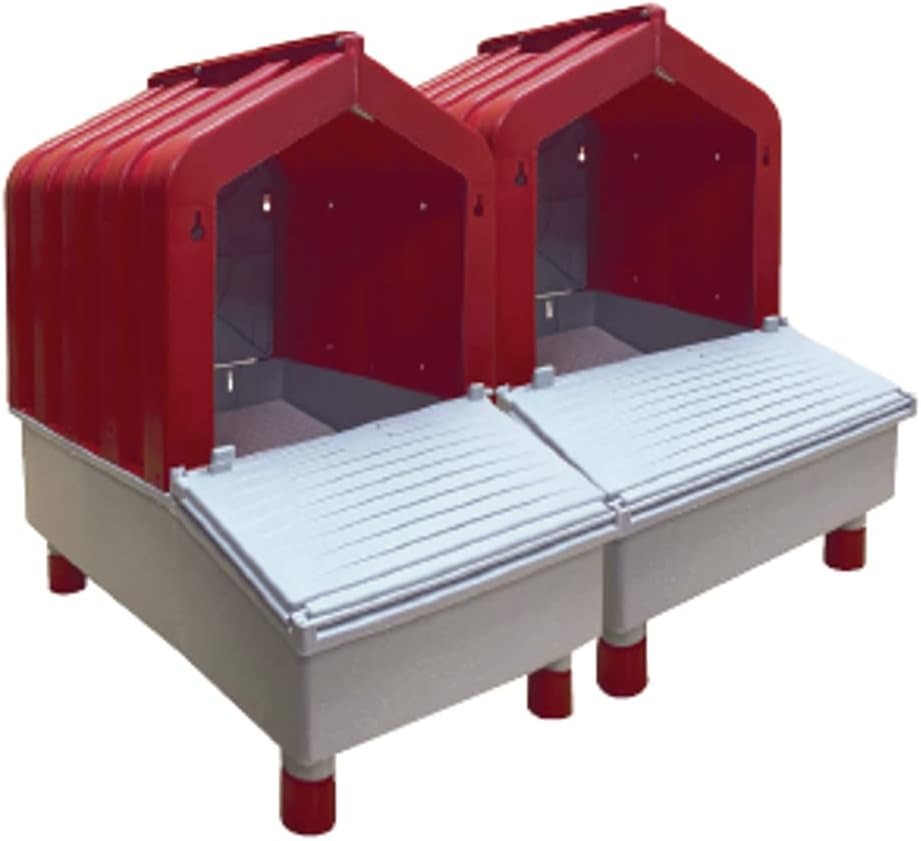NIDO 2 POSTI PER GALLINE OVAIOLE IN PLASTICA