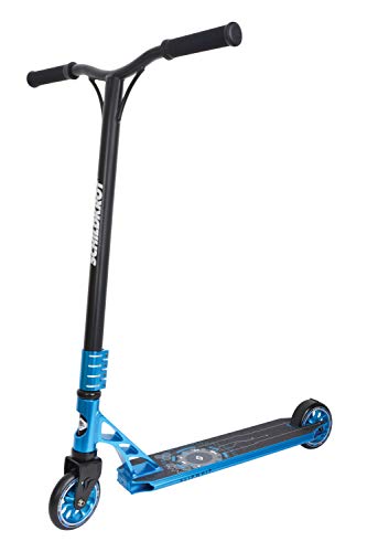 Schildkröt Flipwhip Stunt Scooter, Design: Blu Elettrico, Monopattino Acrobatico Premium, Compressione HIC e Cerchio in Alluminio, Ruote in PU da 110 mm, per Tutte le Manovre e Acrobazie, 510401 : Sport e tempo libero