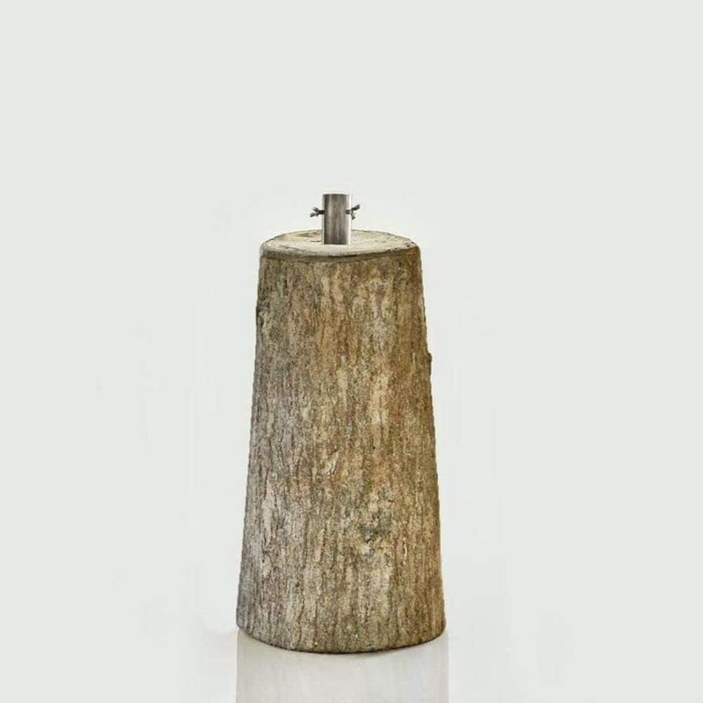 EDG Base Finto Legno ?30cm x h55 per Albero di Natale Artificiale h 210cm