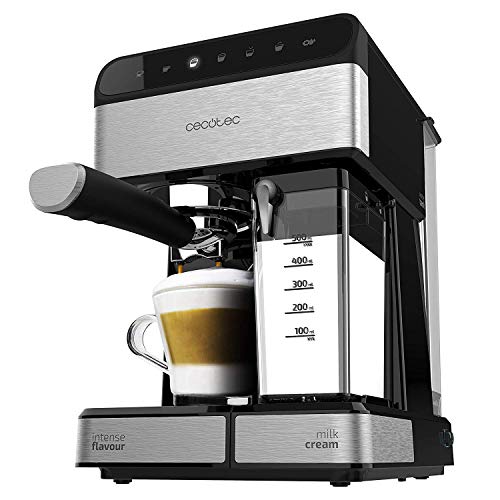 Cecotec Caffettiera Semiautomática Power Instant ccino Touch Serie Nera, Serbatoio di Latte, Controllo Tattile, 20 Bares, Thermoblock, 1350 W, 1.4 L, Acciaio Inossidabile : Amazon.it: Casa e cucina