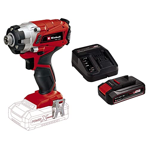 Einhell 4510034 Li  Solo Avvitatore a Impulsi a Batteria, 18 V, Rosso   2,5 Ah Power X Change Batteria : Amazon.it: Fai da te