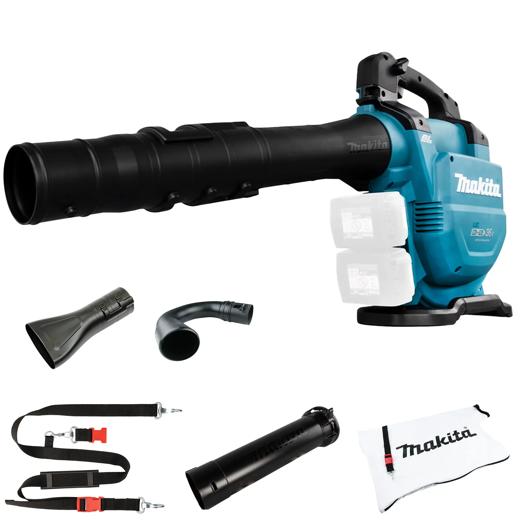 Soffiatore Aspiratore Makita DUB363ZV 18Vx2 – Potente e Versatile per Pulizie Professionali