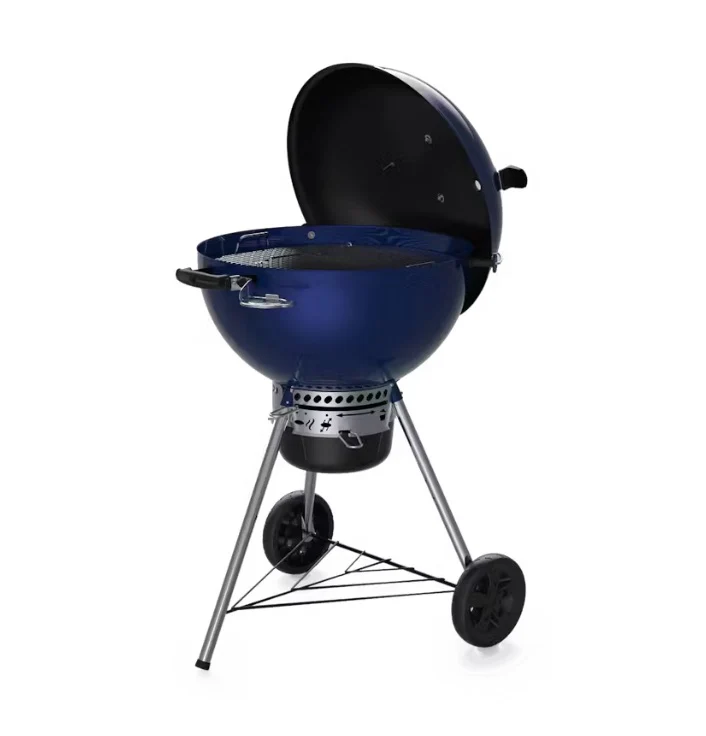 Weber Master-Touch GBS C-5750 Barbecue a Carbone 57 cm – Colore Deep Ocean Blue, Sistema Gourmet BBQ System