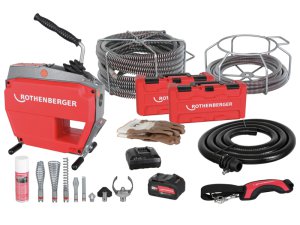 Rothenberger macchina disotturatrice a batteria R600 VarioClean in set