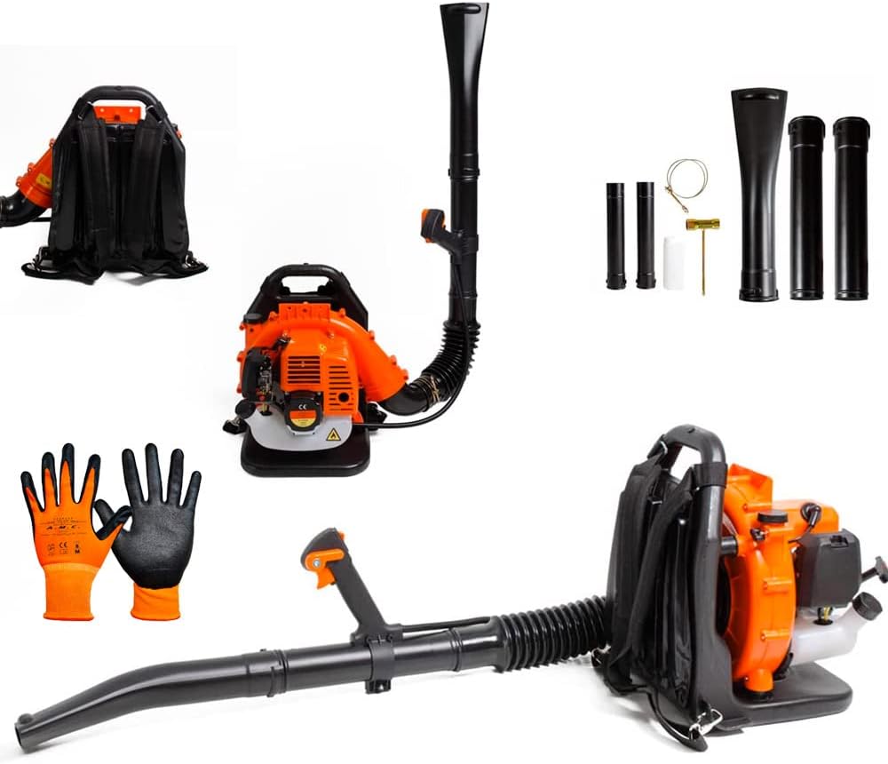 AMC Internal Blower with 43cc Motor Shoulder Backpack, Adjustable Speed According to Need, Ergonomic Suitable for Professionals and DIY