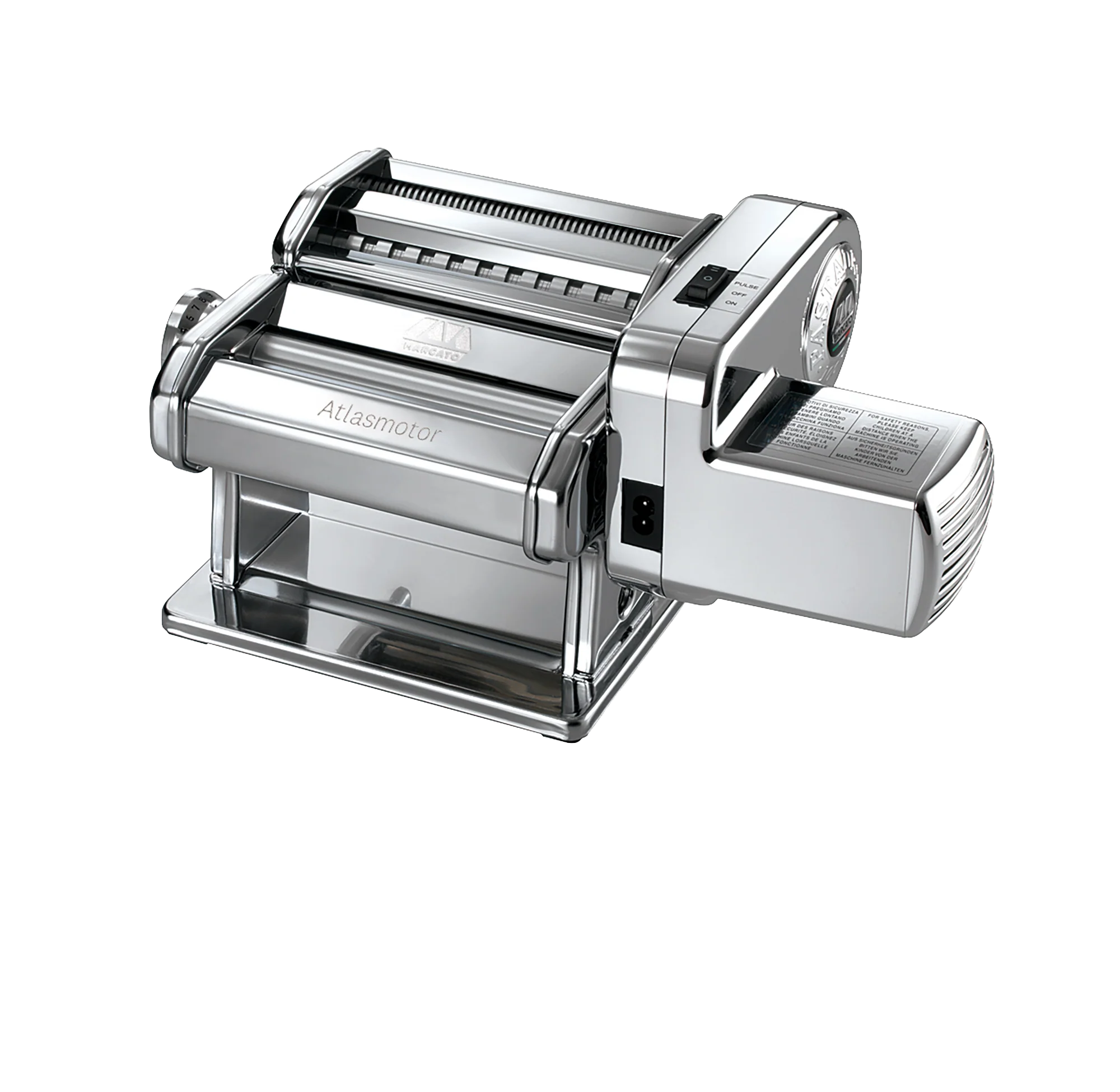 Marcato Atlasmotor Macchina Pasta con Motore sfoglia tagliatelle