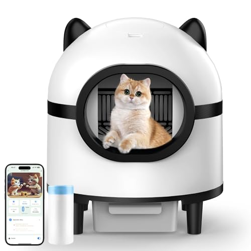 Lettiera Gatto Autopulente, Lettiera Gatto Autopulente 68L, Antiodore, Monitor di Salute Intelligente Controllo APP per Più Gatti : Amazon.it: Prodotti per animali domestici