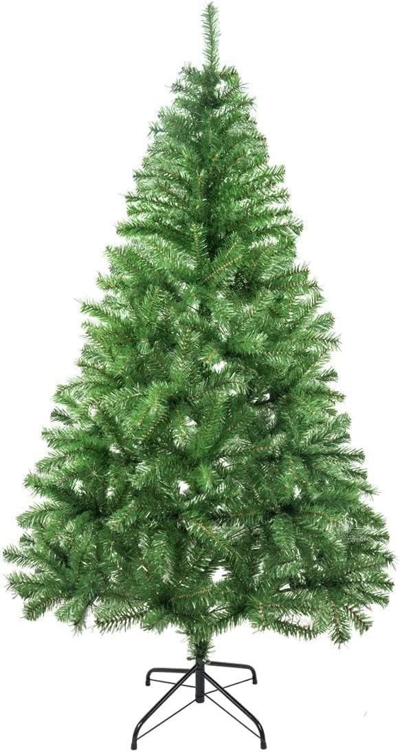 SOLAGUA NAVIDAD Albero di Natale artificiale Foglia di orpello Abete 120-210cm Alberi C/Supporto in metallo (Verde Brillante, 180cm 477Tips) Marca: SOLAGUA NAVIDAD