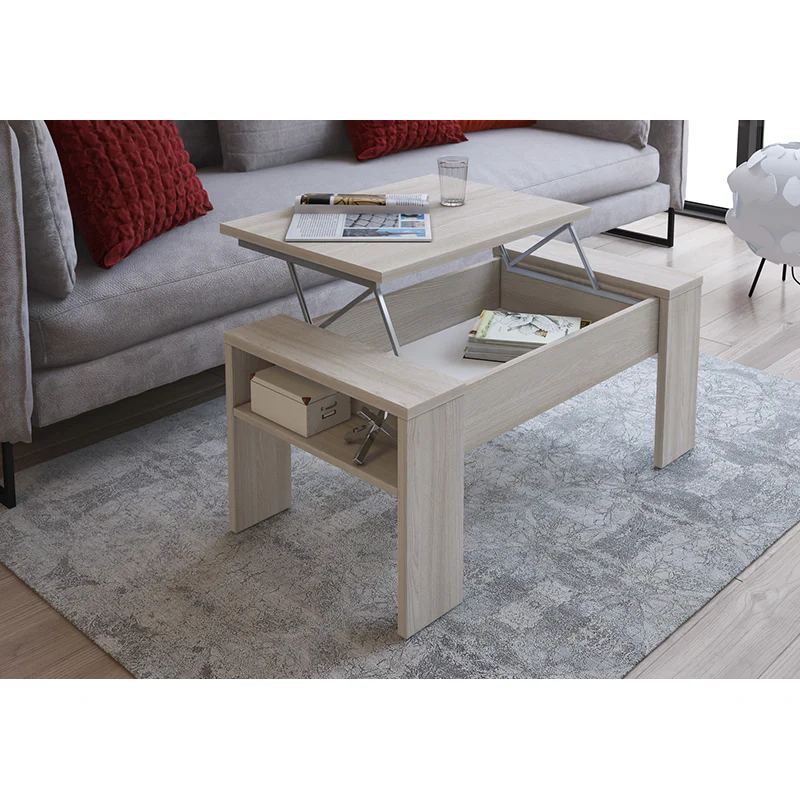 Tavolino Andrea Rialzabile 98,4x50,2x54,1 Cm