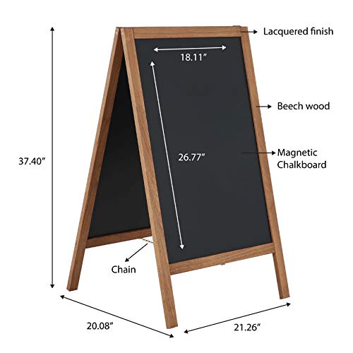 MOBECH Lavagnetta parete marciapiedi faggio