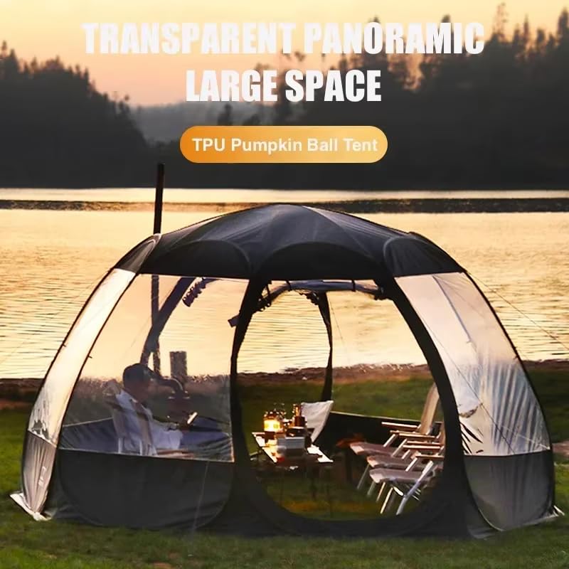 Tenda a Bolle Pop Up, Tenda da Campeggio all'Aperto, Gazebo ad Angolo Non Morto Completamente Trasparente a 360 Gradi, Tenda a Baldacchino con Zanzariera Laterale, Riparo Istantaneo per Giardino A : Amazon.it: Giardino e giardinaggio
