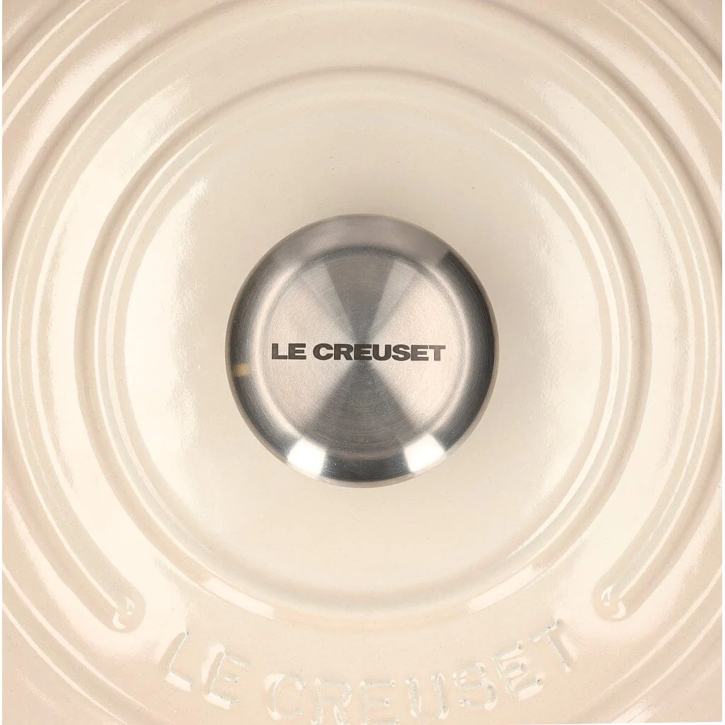 Le Creuset - Padella / casseruola Signature rotonda Meringa 24 cm 4,2 l