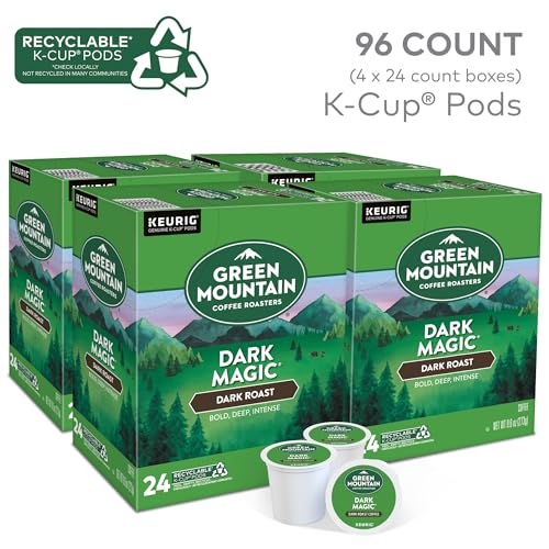 Green Mountain Coffee, Dark Magic (Extra Bold), 96 Count K Cups for Keurig Brewers : Amazon.it: Alimentari e cura della casa