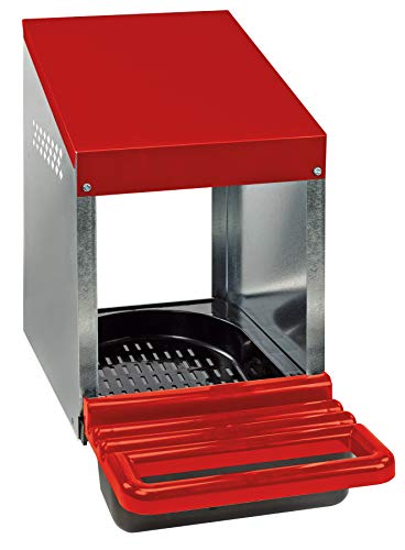 Piccola scatola gigante per nidificazione, zincata con cestino in plastica (singolo) resistente per pollame e pollame (26,4 x 50 x 45 cm) (articolo n. GNB1) : Amazon.it: Commercio, Industria e Scienza