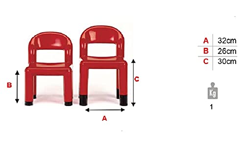 Tagar Sedia per Bambini, Polipropilene, Verde, Talla 1 : Casa e cucina