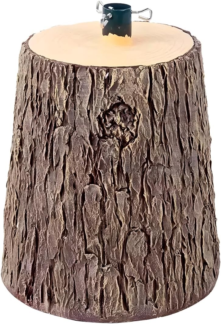 Wintem Base in Tronco Naturale per Albero di Natale 33x27xH41+5cm - Adattato a Diverse Tipologie di Alberi è Ideale per Ogni Arredamento e per Rendere Le tue Decorazioni Natalizie Uniche