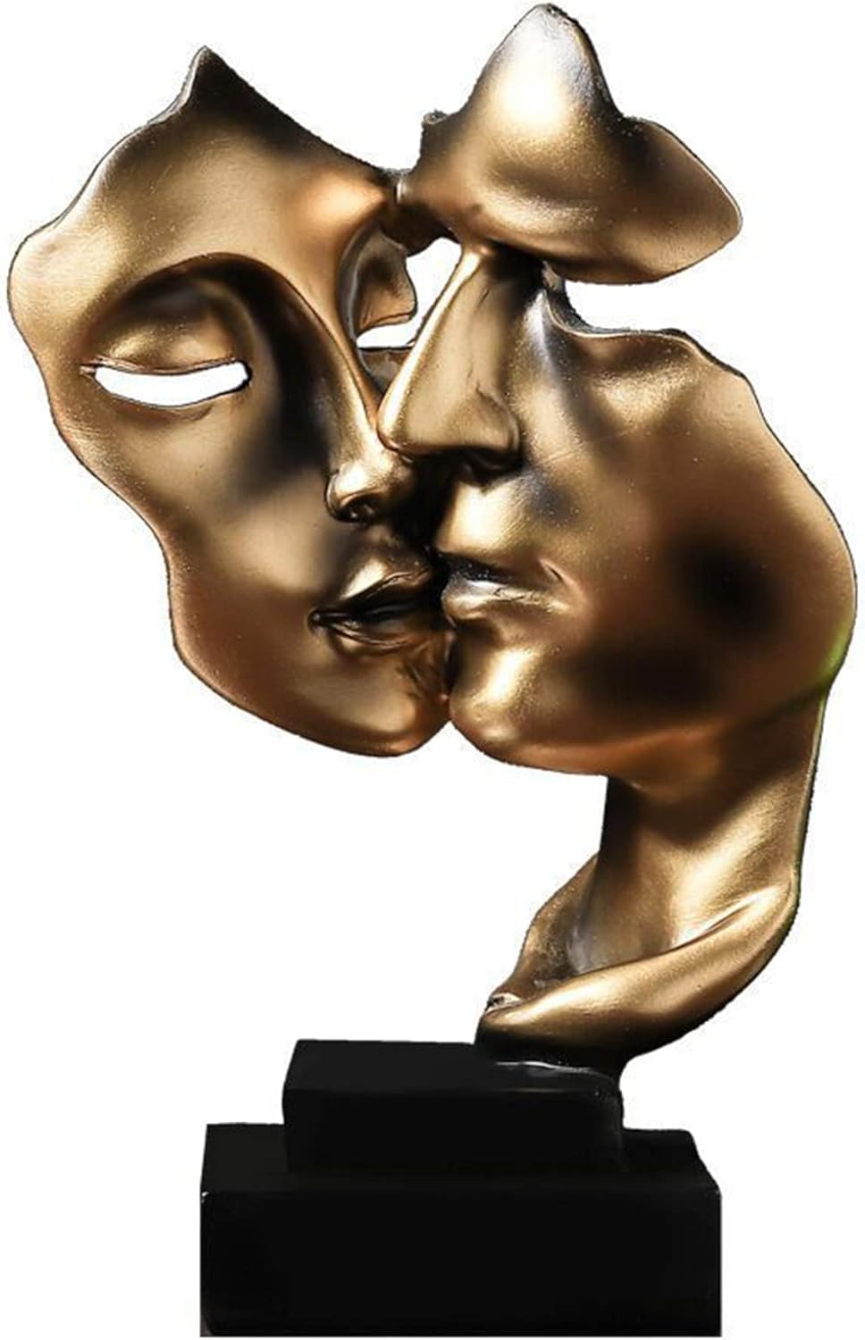 Moaobooh Scultura decorativa per soggiorno, moderna scultura in resina, posizionamento stabile, adatta per la decorazione di soggiorno, bar, stanza, ufficio (femmina)