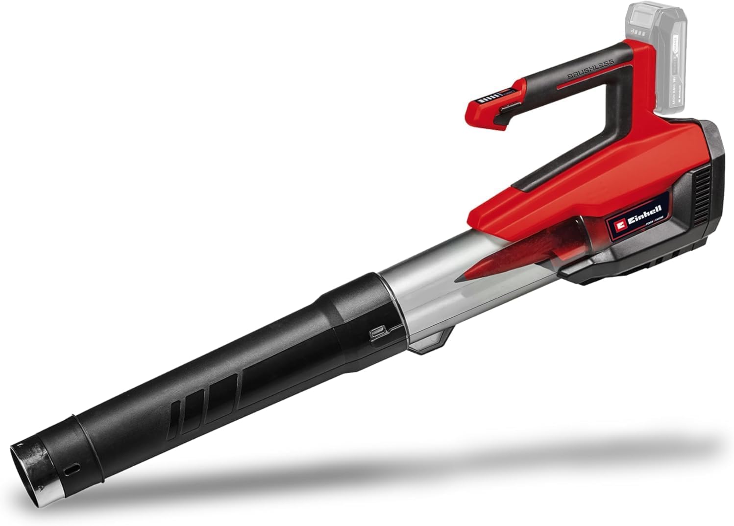 Battery Leaf Blower GP-LB 18/200 Li E-Solo Power X-Change by Einhell (Li-Ion, 18V, Brushless, Rotation Adjustment, Axial Impeller, No Battery and Charger)