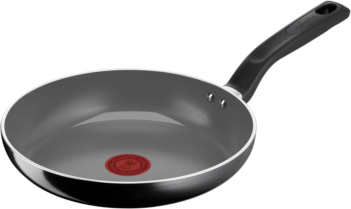 Lagostina Goccia Set of 3 Frying Pans 20/24/28 cm, Non-Stick Ceramic Coating, Optimal Smoothing, Easy Cleaning, Eco-Friendly, Thermo-Signal, Safe, Induction Compatible