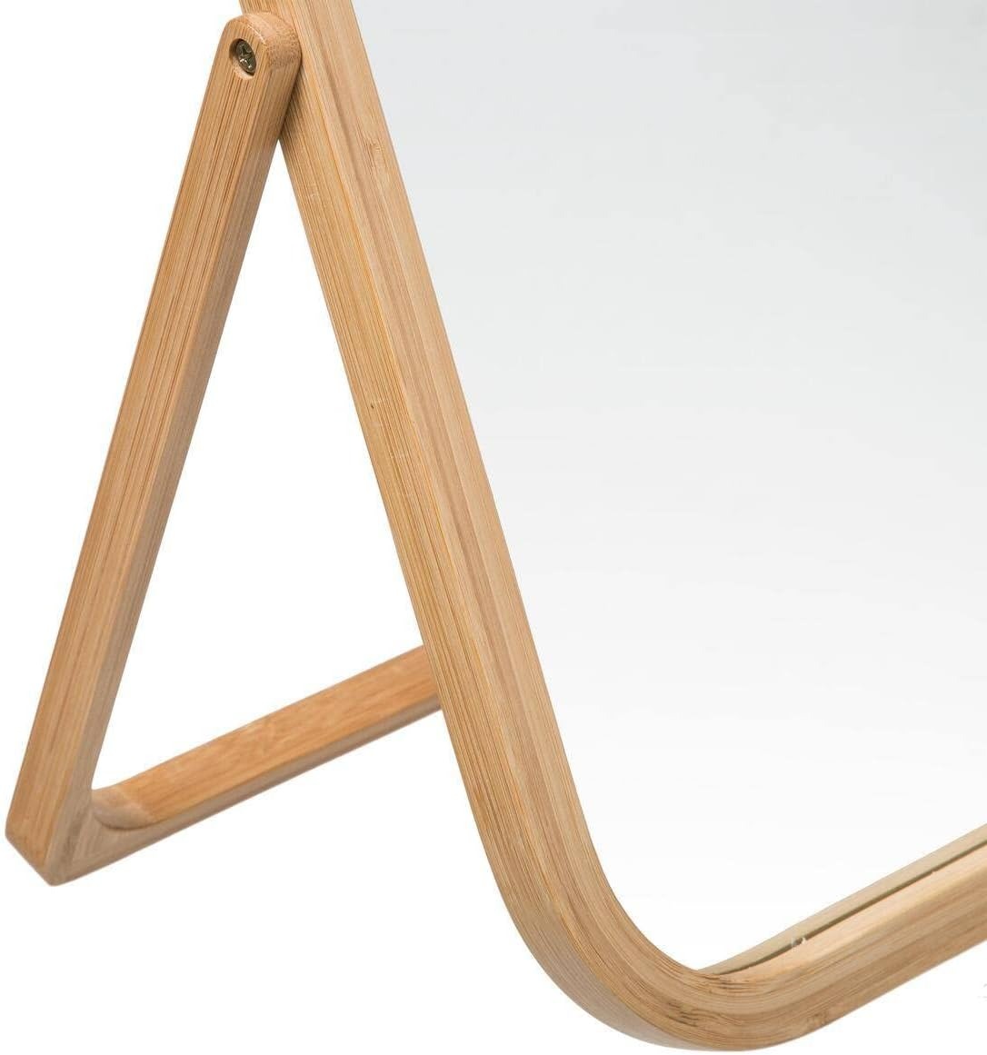 5five - specchio da appoggio 39 cm in bambù