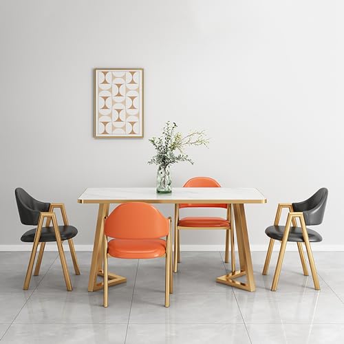 YHKJLYH Sala Ricevimenti per Ufficio Set Tavolo E Sedie Club, Set Tavolo da Pranzo Rettangolare, Combinazione Tavolo E Sedie da Negoziazione Salvaspazio, Mobili in Stile Moderno, per Cucina, Bar, Ba : Casa e cucina