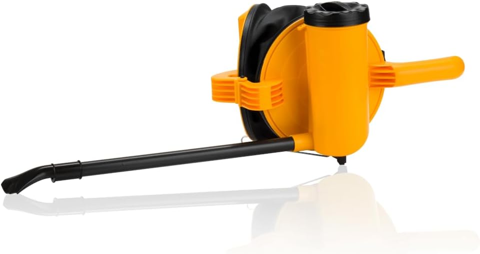 Crisalide ® - Manual bellows in plastic for sulphur, model Ghibli, yellow, 1.5 kg tank with original fox shredder