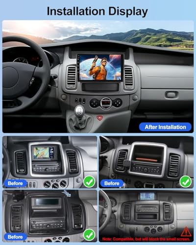 CAMECHO Android 13 Autoradio con Navigatore GPS per Opel Vivaro A 87R Renault Trafic II Nissan Primastar 2010 2014,Stereo 2 Din con Schermo da 10 Pollici Bluetooth RDS/FM MirrorLink e USB Retrocamera : Amazon.it: Elettronica