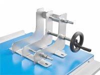 Morsa a L bloccaggio ruota anteriore OMCN 563-B per sollevatori moto