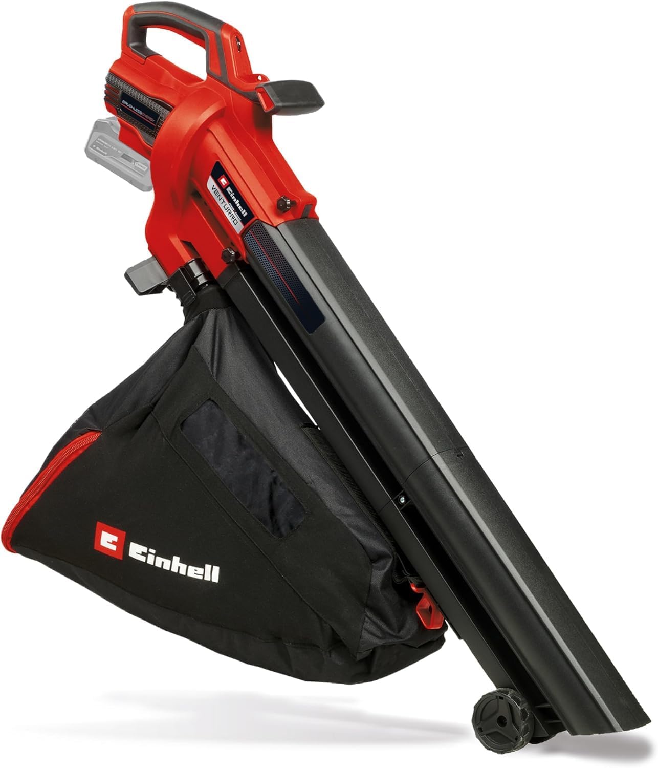 Einhell VENTURRO 18/210 Power X-Change Leaf Vacuum Cleaner (Lithium-Ion, 18 V, Suction Flow 500 m³/h, 45 L Collecting Bag, Blow Up to 210 km/h, Battery and Charger Excluded)