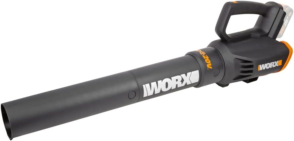 Worx WG547E.9 20V Battery Blower (Machine Body Only) Very Powerful with Turbine Technology, Dual Speed